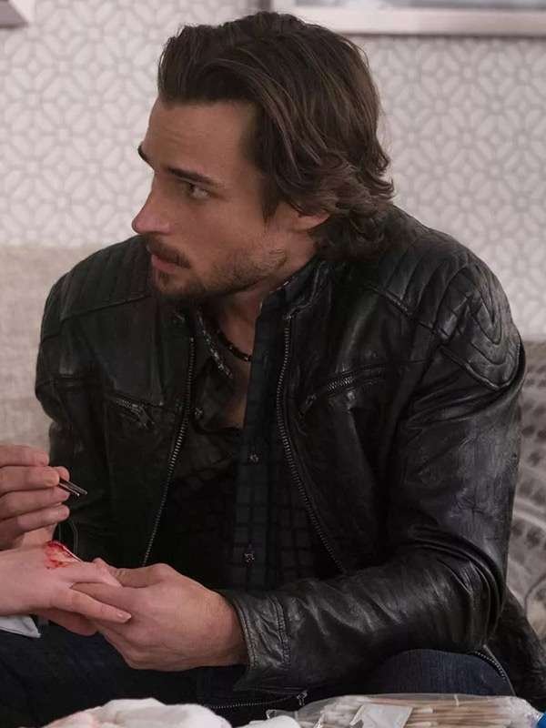 TV Series Firefly Lane Jon-Michael Ecker Leather Jacket