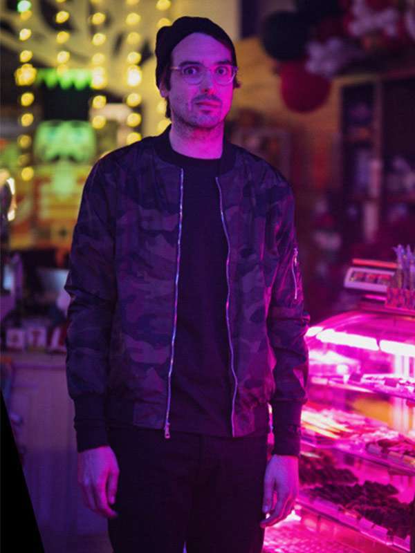 Jonah Ray Christmas Bloody Christmas (2022) Jay Bomber Cotton Jacket Movie Christmas Bloody Christmas Jonah Ray Bomber Jacket