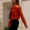 Emily in Paris Season 03 Emily Cooper Orange Jacket