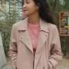Lee Bom TV Series Link: Eat, Love, Kill Pink Leather Jacket