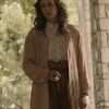 The Conjuring The Devil Made Me Do It Lorraine Warren Beige Cotton Coat