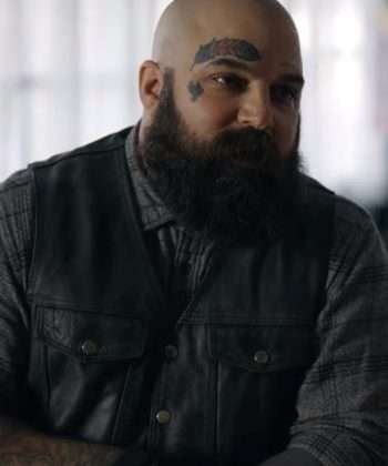 Carlos Aviles Good Girls Season 03 Leather Vest