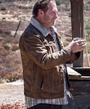 TV Series Barry Monroe Fuches Brown Shearling Cotton Jacket