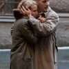 Movie Child 44 Noomi Rapace Green Cotton Trench Coat