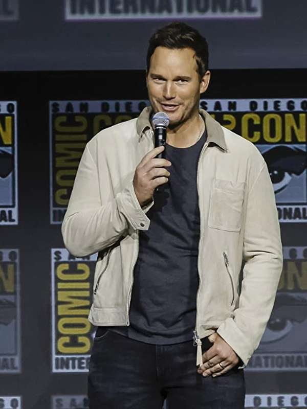 Chris Pratt Guardians of the Galaxy Vol. 3 Movie Beige Cotton Jacket