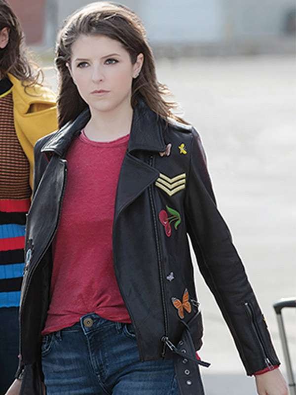Pitch Perfect 3 Movie Beca Black Leather Jacket
