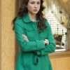 Spencer Hastings TV Series Pretty Little Liars Troian Bellisario Green Coat