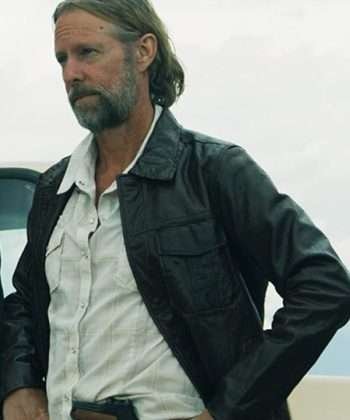Movie Death Hunt 2022 Rick Amsbury Leather Jacket