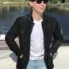 Movie Insite Cameron Duckett Suede Leather Jacket