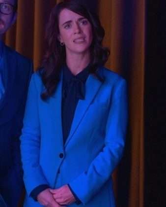 Senior Year Mary Holland Blue Blazer Coat