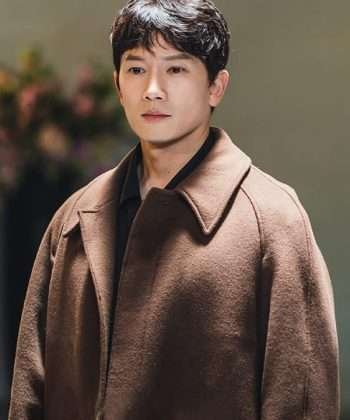 Ha Woo-shin TV Series Adamas Brown Wool Coat