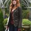 Katherine McNamara TV Series Shadowhunters Green Cotton Jacket