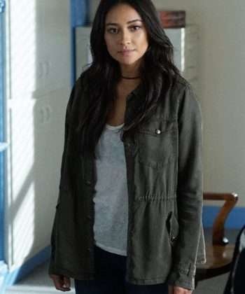 Emily Fields Pretty Little Liars Shay Mitchell Green Jacket