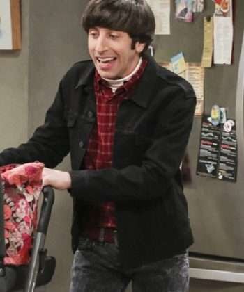 The Big Bang Theory Simon Helberg Black Cotton Jacket