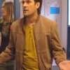 Gary Vincent Sukunka Brown Bomber Leather Jacket