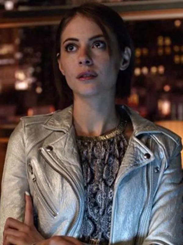 Arrow Season 05 Willa Holland Leather Jacket
