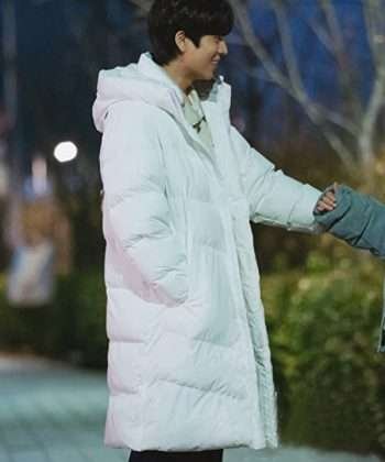 Park Tae-Joon Love All Play 2022 White Puffer Coat