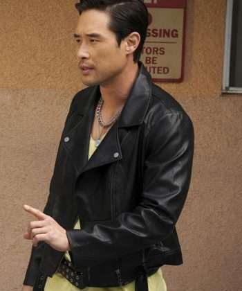 Raymond Lee Quantum Leap Season 01 Black Leather Jacket