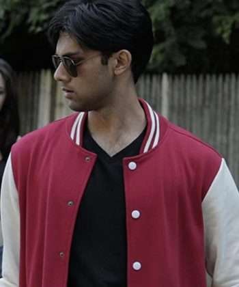 Robin Teen Titans Alpha Jai Singh Nanda Red and White Wool Jacket