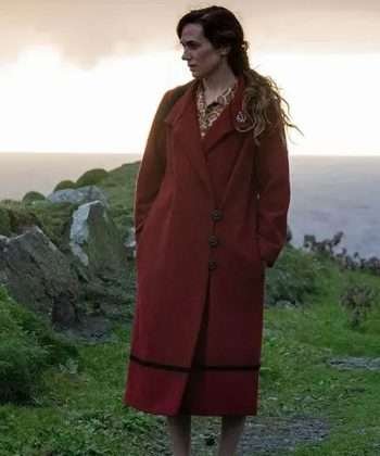 Kerry Condon The Banshees of Inisherin Red Trench Coat