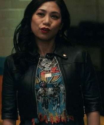 TV Series The Equalizer Liza Lapira Black Leather Jacket