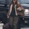Jennifer Lopez The Mother (2023) Shearling Brown Jacket