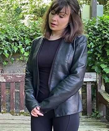 Coshciugator Torpedo Up the Ass Katie Cannon Leather Jacket