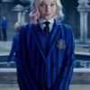 Emma Myers Wednesday (2022) Blue Uniform Blazer
