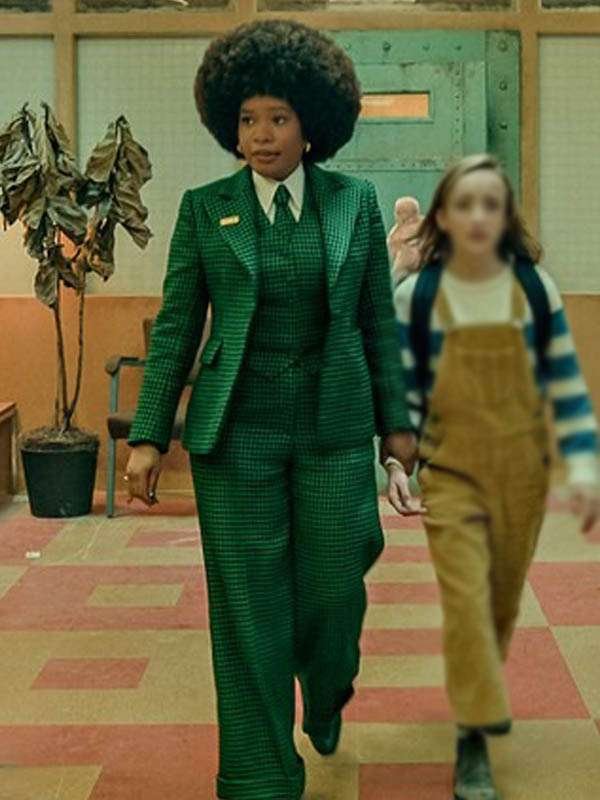 Movie Slumberland Weruche Opia Green Blazer