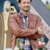 Christmas Movie Every Time a Bell Rings Wes Leather Jacket