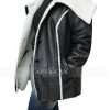 Who Killed Sara Carolina Miranda Black Leather Jacket