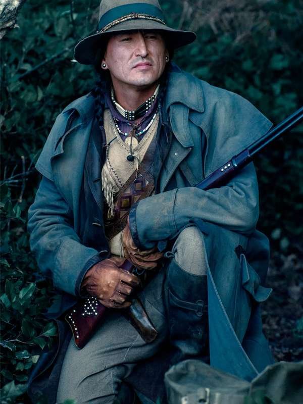 Eugene Brave Rock Wonder Woman (2017) The Chief Leather Coat