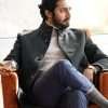 Jag Bhullar Big Sky Season 02 Vinny Chhibber Black Wool Coat