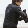 Black Wolf Rpm Dan Ewing Power Rangers Black Leather Jacket