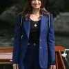 Ana de Armas Blonde 2022 Norma Jeane Blue Blazer