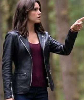Poppy Drayton TV Series Charmed Black Biker Leather Jacket