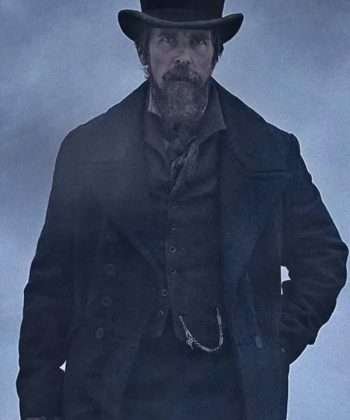 Christian Bale The Pale Blue Eye Wool Coat