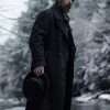 Christian Bale The Pale Blue Eye 2022 Wool Coat