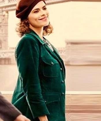 Evelyn Robin Christopher Robin Hayley Atwell Green Jacket