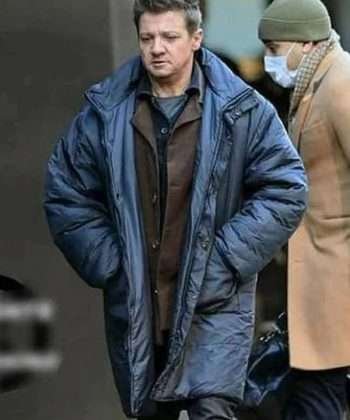 Hawkeye 2021 Jeremy Renner Blue Coat