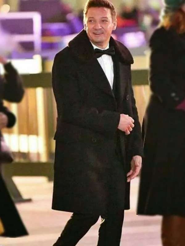 Clint Barton Hawkeye Jeremy Renner Black Trench Coat