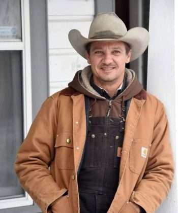 Jeremy Renner Wind River 2017 Brown Jacket