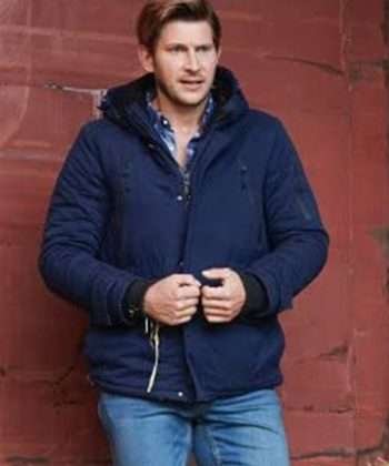 Greyston Holt Cross Country Christmas Max Blue Hooded Jacket