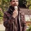 Jeff Ward Agents of Shield Brown Leather Jacket