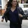 Elizabeth Keen The Blacklist Black Leather Biker Jacket