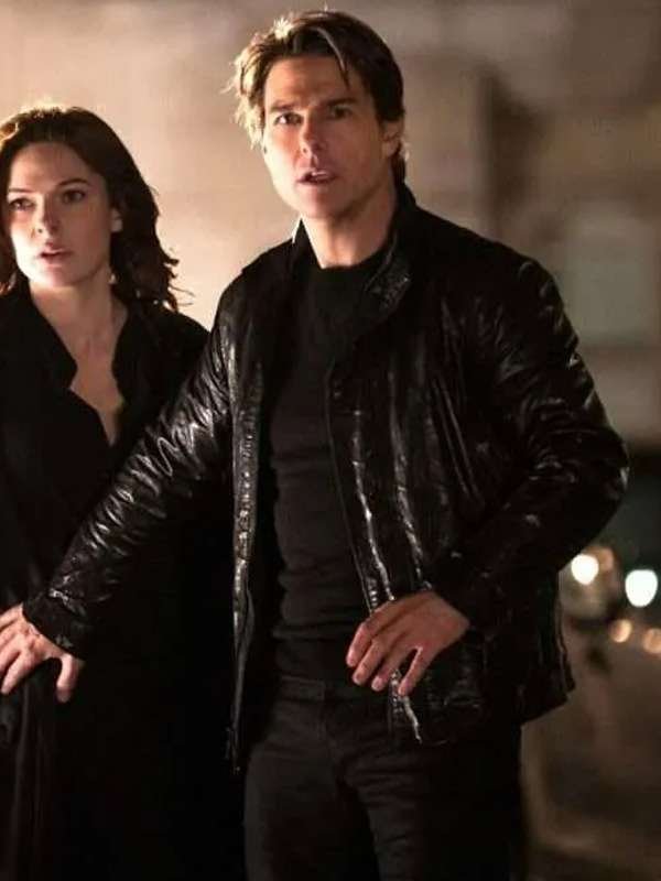 Mission Impossible 5 Tom Cruise Leather Jacket