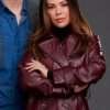 Family History Mysteries Buried Past Janel Parrish Maroon Trench Coat