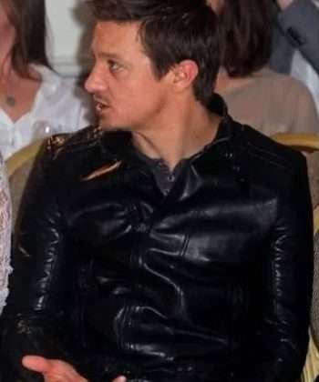 Gary Webb Kill the Messenger 2014 Jeremy Renner Black Leather Jacket