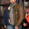Gerard Butler Brown Leather Jacket
