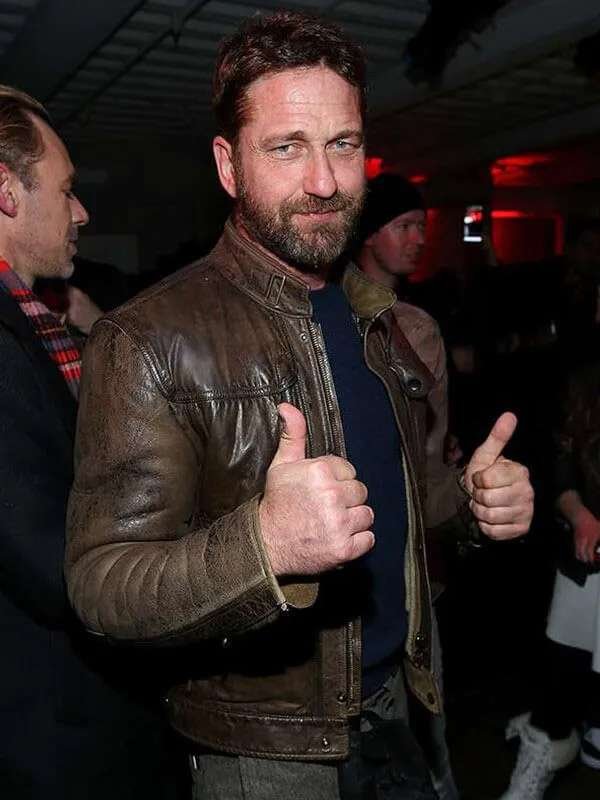 Gerard Butler Brown Jacket